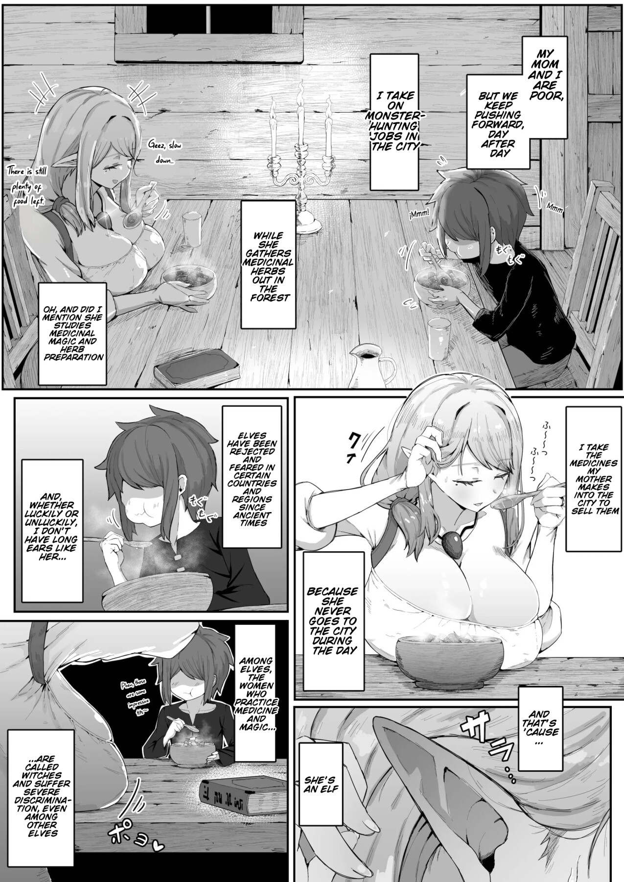 Hentai Manga Comic-Impregnating my elf mother.-Read-8